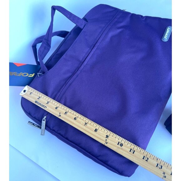 FOPATI Laptop Case Dark Purple Crossbody Laptop Bag - Picture 7 of 11